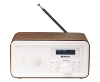 Radio i budzik Denver Radio DAB+/FM Denver DAB-30 z drewnianą obudową